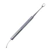 Gills-Welsh Lens Loop, 5mm Wide x 7mm Long Ultra Thin Loop, Olive Tip, Flat Handle, Overall Length 4-3/4" (121mm) E0649,3735E,E0649