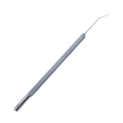 Gimbel Nucleus Spatula, Angled 30 Degrees, 0.25mm Round Diameter Tip, 9mm Bend To Tip, Longitudinal Grooved Handle, Overall Length 4-3/4" (121mm) 556573,11/4/3423,K3-2312