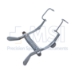 Gimble-Mellinger Speculum, 16mm Open Wire Blades, 29mm Spread, Self-Locking Mechanism, Dull Finish, Overall Length 2-5/8" (66mm) - 5-5183-G
