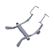 Gimble-Mellinger Speculum, 16mm Open Wire Blades, 29mm Spread, Self-Locking Mechanism, Dull Finish, Overall Length 2-5/8" (66mm) E4072 G,E4072 G
