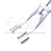 Ginsberg Adjustable Wire Eye Speculum, Blades Half Solid, Half Open-Wire, Angled Upward, Blade Length 15mm, Spread 47mm, Overall Length 3-1/8" (81mm) - 11-2-6780