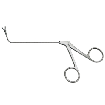 Giraffe Biopsy Forceps, 2.8mm X 5mm Cup, 70 Degrees Curved Shaft, Double Action, Jaw That Opens Vertically 