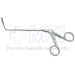 Giraffe Biopsy Forceps, 4mm Spoon, 70 Degrees Curved Shaft, Horizontal Double Action Jaw, Working Length 120mm - 761333KS