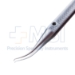 Girard Corneoscleral Forceps, 0.12mm, 1 x 2 Teeth, 6mm Tying Platform, Colibri Style, Round Knurled Handle, Polished Finish, For Left-Handed Use, Overall Length 4-1/4" (107mm) - 5-4204