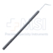 Girard Synechiae Spatula, 0.5mm, 10mm Tip To Bend, Round Knurled Handle, Overall Length 4-3/4" (120mm) - 11-4-3611