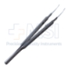 Girard Tying Forceps, Curved Shafts, Ultra-Fine Tying Platform, Round Knurled Handle, Overall Length 3-7/8" (100mm) - 5-4203-FT