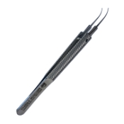 Girard Tying Forceps, Curved Shafts, Ultra-Fine Tying Platform, Round Knurled Handle, Overall Length 3-7/8" (100mm) E3192 FT,2473E,E3192 FT