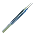 Girard Tying Forceps, Titanium, Straight Shafts, 5mm Tying Platform, Round Knurled Handle, Dull Finish, Overall Length 4-1/8" (105mm) 