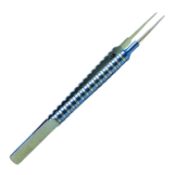 Girard Tying Forceps, Titanium, Straight Shafts, 5mm Tying Platform, Round Knurled Handle, Dull Finish, Overall Length 4-1/8" (105mm) 