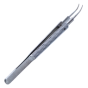 Girard Tying Forceps, Curved Shafts, 5mm Tying Platform, Round Knurled Handle, Dull Finish, Overall Length 3-7/8" (99mm) E3192 T,2475E,E3192 T