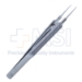 Girard Tying Forceps, Straight Shafts, 5mm Tying Platform, Round Knurled Handle, Dull Finish, Overall Length 4" (102mm) - 5-4203-TS