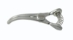 Glover Bulldog Clamp Forceps, Curved, Adjustable Tension, 18mm Jaw, Overall Length 2" (51mm) - 38-7181BX