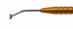 Scleral Depressor, Angled, Tip Width 1/4" (6.6mm), Round Grooved Handle, Overall Length 5-1/2" (140mm) - ECG-1