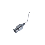 Goldman-McIntyre Binkhorst Cannula, Right , 26ga, Open End Modified, 2mm J Shape Tip, Modified Angle to Fit Through 2.4mm Incision 