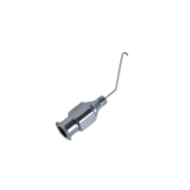 Goldman-McIntyre Binkhorst Cannula, Right , 26ga, Open End Modified, 2mm J Shape Tip, Modified Angle to Fit Through 2.4mm Incision 