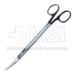 Gorney Freeman Facelift Scissors, Super Cut, Curved, Flat On Bottom Of Each Blade, Both Blades Serrated, Black Ring Handles, Overall Length 7-1/4" (185mm) - 19-133837