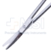Gorney Facelift Scissors, Curved, Serrated Blades, Ring Handle, Two Tone Finish, Overall Length 7" (17.80mm) - 19-13820
