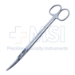 Gorney Facelift Scissors, Curved, Serrated Blades, Ring Handle, Two Tone Finish, Overall Length 7" (17.80mm) - 19-13820