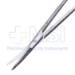 Gorney Dissecting Scissors, Curved, Blunt Tips, Serrated Blades, Round Shanks, Ring Handle, Two Tone Finish, Overall Length 6-3/4" (170mm) - 19-13901