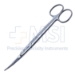 Gorney Dissecting Scissors, Curved, Blunt Tips, Serrated Blades, Round Shanks, Ring Handle, Two Tone Finish, Overall Length 6-3/4" (170mm) - 19-13901