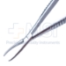 Gradle Cilia Forceps, Fine 2mm Wide Platform, Serrated Cross Action Handle, Polished Finish, Overall Length 3-3/4" (97mm) - 5-3281
