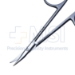 Gradle Stitch Scissors, Slightly Curved, Sharp Tips, Ring Handles, Overall Length 3-3/4" (95mm) - E3316