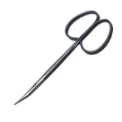 Gradle Stitch Scissors, Slightly Curved, Sharp Tips, Ribbon Handles, Overall Length 4" (101.6mm) 