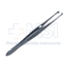 Graefe Fixation Forceps, Wide 4.5mm Jaws, Fine Teeth, Serrated Handle, Thumb Catch Lock, Overall Length 4-1/4" (108mm) - 5-2683