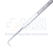 Graefe Muscle Hook, #1, Smooth Flat Handle, 10mm Tip To Bend, Overall Length 5-1/3" (135mm) - 11-4-7821