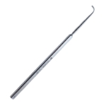 Graefe Muscle Hook, #1, Smooth Flat Handle, 10mm Tip To Bend, Overall Length 5-1/3" (135mm) 2162910,11/4/7821,K3-6710,08-04405