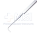 Graefe Muscle Hook, #3, Smooth Flat Handle, 10mm Tip To Bend, Overall Length 5-3/4" (145mm) - 11-4-7841