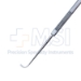Graefe Strabismus Hook, Size 1, Flattened 8mm Hook, Serrated Flat Handle, Polished Finish, Overall Length 5-3/8" (135mm) - 5-1602