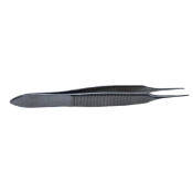 Graefe Iris Forceps, Straight, 1 x 2 Teeth, Fine, Polished Finish, Overall Length 2-7/8" (70mm) 253966,5-2595,08-01206,E1484