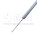 Graether Collar Button, Straight Shaft, Round Knurled Handle, Polished Finish, Overall Length 4-3/4" (120mm) - 5-1677-S