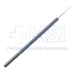 Graether Collar Button, Straight Shaft, Round Knurled Handle, Polished Finish, Overall Length 4-3/4" (120mm) - 5-1677-S