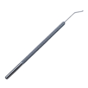 Graether Collar Button, Angled 45 Degrees Shaft, 10mm Tip To Bend, Round Knurled Handle, Polished Finish, Overall Length 4-1/2" (115mm) K3-4910,E0566 SA,08-04241,5229E,K3-4910,08-04241,E0566 SA