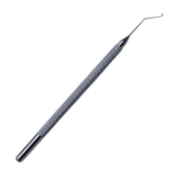 Grayson Nucleus Manipulator, Flattened Paddle Tip, Smooth, Defined Internal Edge, Stainless Steel Round Handle E0725,9281E,E0725