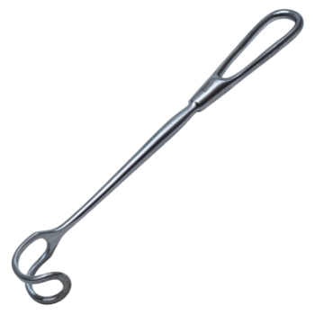 Green Thyroid Retractor, 3/4" x 1" Blade, Overall Length 8-3/4" (222mm) 