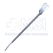 Grooved Director, Probe, Tongue Tie, Stainless Steel, Overall Length 5" (127mm) - D2654
