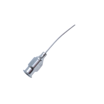 Gross Sub-Tenon Cannula, 21ga, Curved, Excluding Hub Overall Length 1-1/8" (28mm) 1176759,11/8/5121,K7-4010