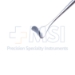 Gruber Rhinoplasty Retractor, With Weight, Desmarres Type Retractor, 12mm Blade, 140mm Stainless Steel Chain - 72141BB
