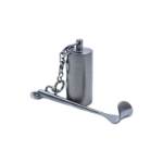 Gruber Rhinoplasty Retractor, With Weight, Desmarres Type Retractor, 12mm Blade, 140mm Stainless Steel Chain 