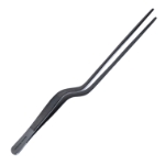 Gruenwald Ear Nasal Dressing Forceps, 18mm Long x 2mm Wide Tip, Working Length 4.1" (105mm), Overall Length 8" (203mm) 