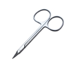 Guilford Eye Scissors, Straight, Overall Length 4" (100mm) 