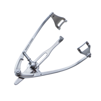 Guyton-Park Speculum, Fenestrated 14mm Blades, Dull Finish, 53mm Spread, Suture Posts, Canthus Bar, Overall Length 3-1/4" (82mm) 1172915,May-11,K1-5910,E4000