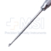 Halle Ethmoid Curette, Sharp, 3mm x 5mm Cup, Stainless Steel Head, Malleable Copper Shaft, Overall Length 8-1/2" (210mm) - 114-3875