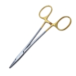 Halsey Needle Holder, TC, Serrated, Overall Length 5" (127mm) 