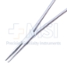 Halstead Hemostatic Mosquito Forceps, Straight, 22mm Serrated Jaws, Ring Handle, Dull Finish Ratchet Lock, Overall Length 5" (127mm) - 5-4031