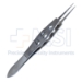 Harms Tying Forceps, Straight, 23mm Shafts, 6mm Tying Platforms, Three Hole Handle, Overall Length 4" (100mm) - 11-6-6511