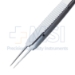 Harms-Tubingen Tying Forceps, Straight, 7mm Tying Platform, Serrated Handle, Polished Finish, Overall Length 4" (100mm) - 5-2999-S